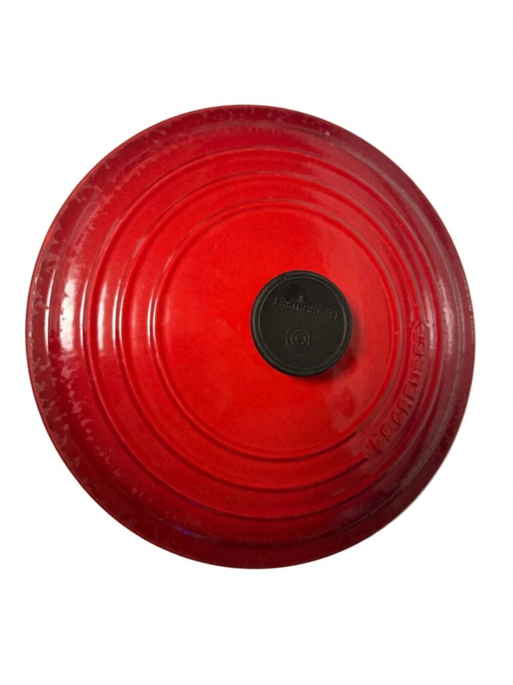 Le Creuset Round Dutch Oven 26 5.5 Qt Cerise Red Enameled Cast Iron w/ Lid